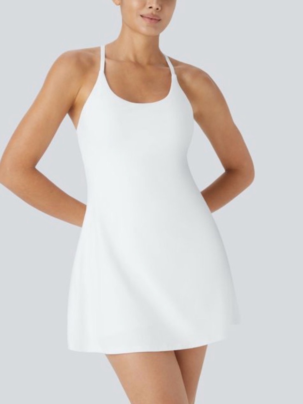 Halara Athletic Dress White